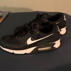Nike Black and White Running Shoes